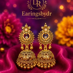 Golden shade metal sawatri Earing
